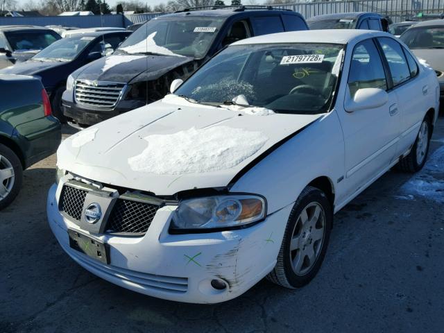 3N1CB51D15L588705 - 2005 NISSAN SENTRA 1.8 WHITE photo 2