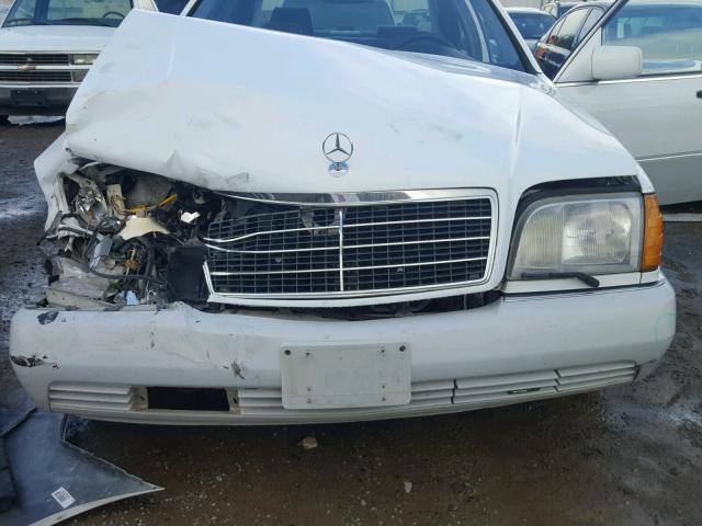 WDBGA32E5PA109546 - 1993 MERCEDES-BENZ 300 SE WHITE photo 7