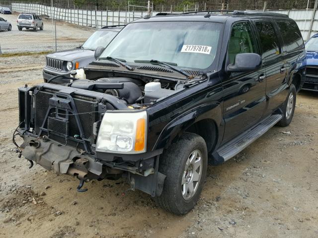 3GYFK66N44G255790 - 2004 CADILLAC ESCALADE E BLACK photo 2