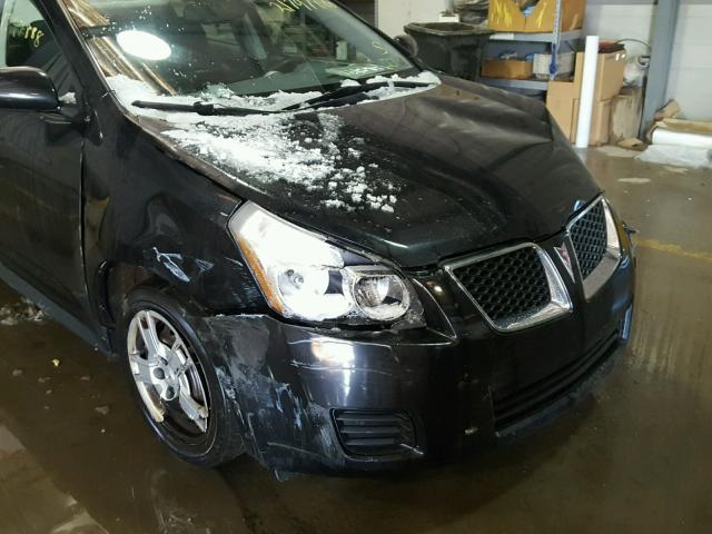 5Y2SP67009Z434019 - 2009 PONTIAC VIBE BLACK photo 9