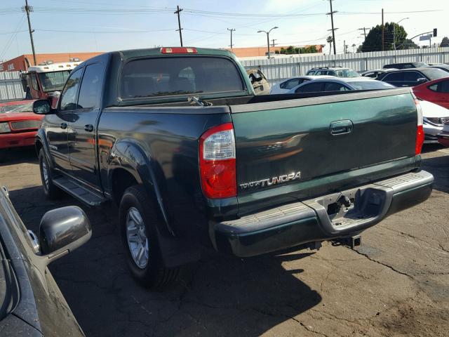 5TBET38184S460899 - 2004 TOYOTA TUNDRA DOU GREEN photo 3