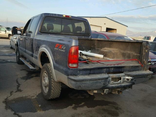 1FTWW31P45EC75810 - 2005 FORD F350 SRW S BLUE photo 3