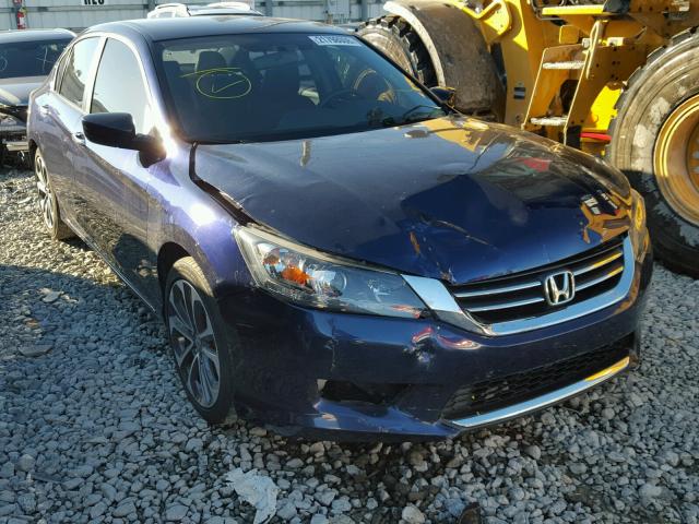 1HGCR2F57FA222623 - 2015 HONDA ACCORD SPO BLUE photo 1