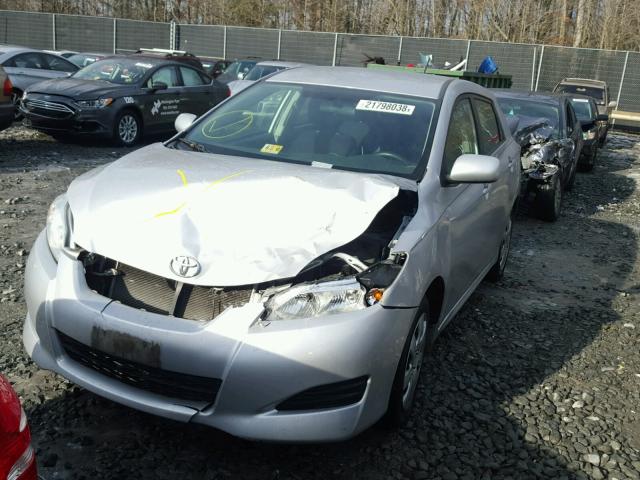 2T1KU4EEXBC738664 - 2011 TOYOTA COROLLA MA SILVER photo 2