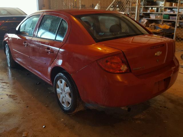 1G1AD5F55A7169912 - 2010 CHEVROLET COBALT 1LT RED photo 3