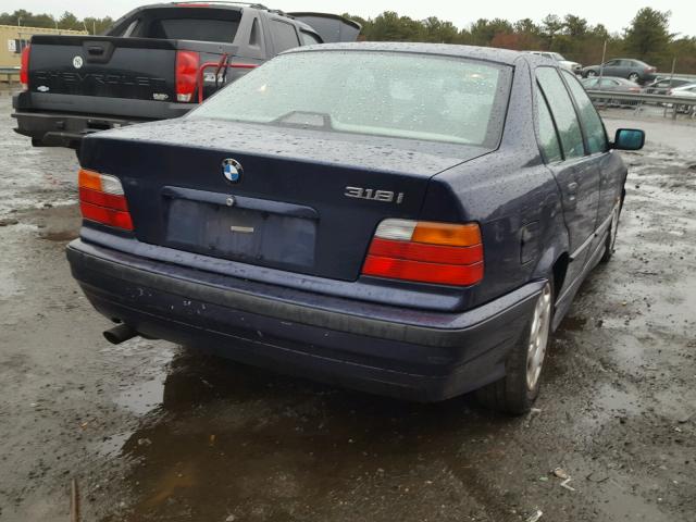 WBACC0322VEK24346 - 1997 BMW 318 I AUTO BLUE photo 4