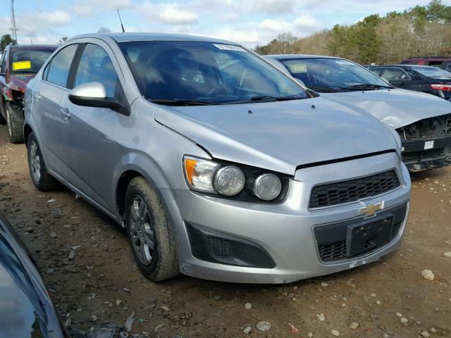 1G1JC5SH1C4206185 - 2012 CHEVROLET SONIC LT SILVER photo 1