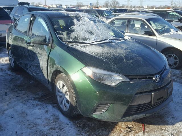 2T1BURHEXGC728054 - 2016 TOYOTA COROLLA L GREEN photo 1