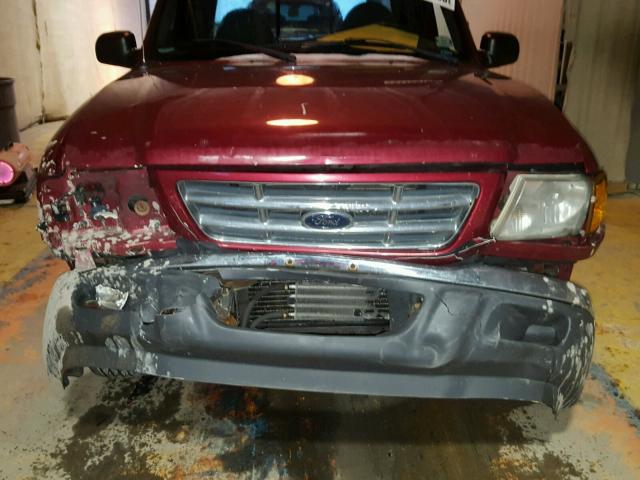 1FTYR14V61TA72681 - 2001 FORD RANGER SUP RED photo 9