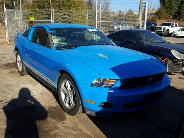 1ZVBP8AMXC5277036 - 2012 FORD MUSTANG BLUE photo 1