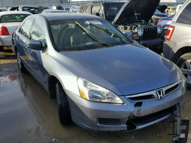 1HGCM56417A037900 - 2007 HONDA ACCORD LX BLUE photo 1