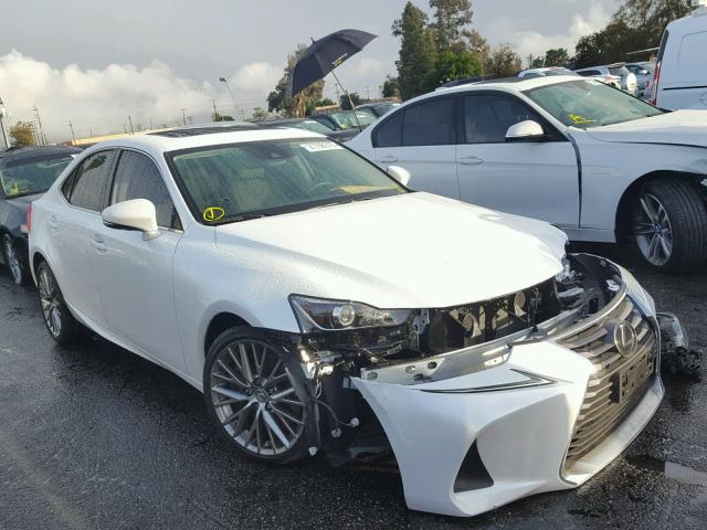 JTHBA1D26H5051720 - 2017 LEXUS IS 200T WHITE photo 1