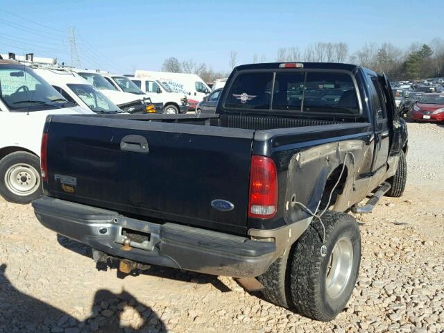 1FTWW33F61EB74086 - 2001 FORD F350 SUPER BLACK photo 4