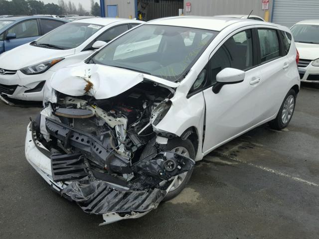 3N1CE2CP8FL426276 - 2015 NISSAN VERSA NOTE WHITE photo 2