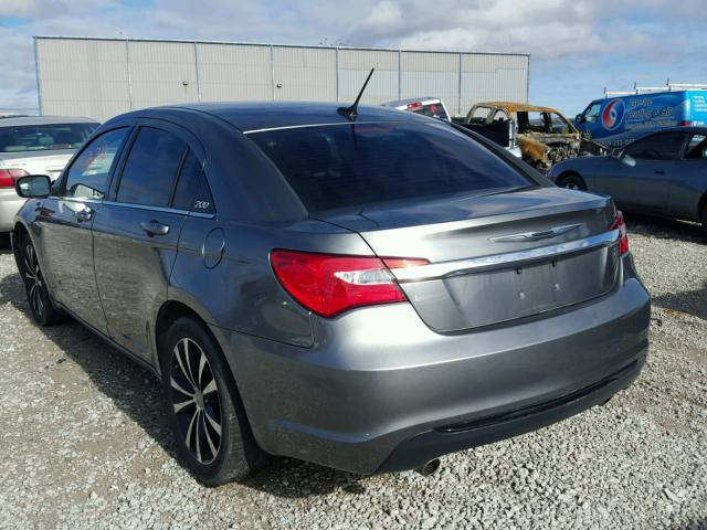 1C3CCBHG5CN279281 - 2012 CHRYSLER 200 S GRAY photo 3