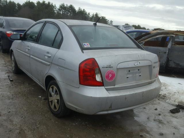 KMHCN46C56U056018 - 2006 HYUNDAI ACCENT GLS SILVER photo 3