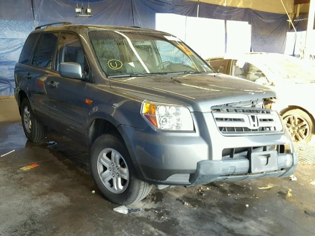 5FNYF18268B050931 - 2008 HONDA PILOT VP GRAY photo 1