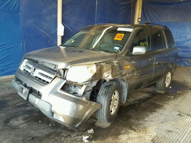 5FNYF18268B050931 - 2008 HONDA PILOT VP GRAY photo 2