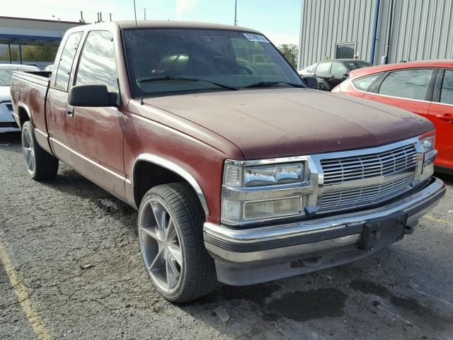 2GCEK19R4W1228846 - 1998 CHEVROLET GMT-400 K1 BURGUNDY photo 1