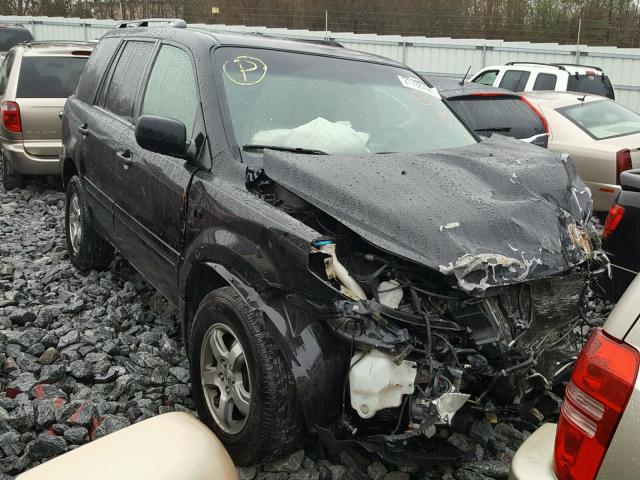 5FNYF28597B002726 - 2007 HONDA PILOT EXL BLACK photo 1