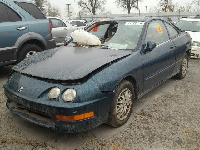 JH4DC435XWS005189 - 1998 ACURA INTEGRA LS GREEN photo 2