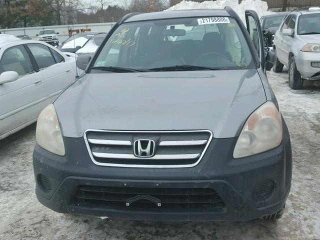 SHSRD78576U438621 - 2006 HONDA CR-V LX GRAY photo 10