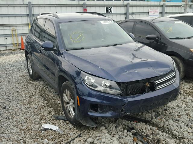 WVGAV7AX5GW586580 - 2016 VOLKSWAGEN TIGUAN S BLUE photo 1