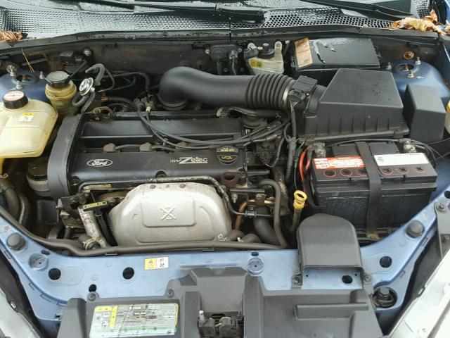 1FAFP36352W232866 - 2002 FORD FOCUS SE BLUE photo 7