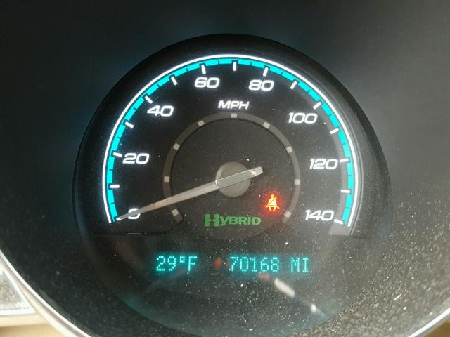 1G1ZF57549F117586 - 2009 CHEVROLET MALIBU HYB 金色 照片 8