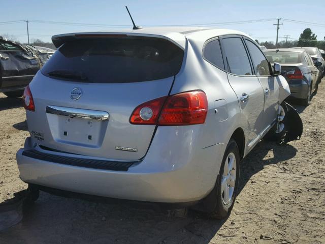 JN8AS5MT0DW522862 - 2013 NISSAN ROGUE S SILVER photo 4