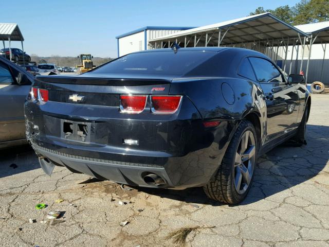 2G1FB1E34C9193883 - 2012 CHEVROLET CAMARO LT BLACK photo 4