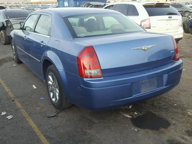 2C3KA43R57H747353 - 2007 CHRYSLER 300 BLUE photo 3