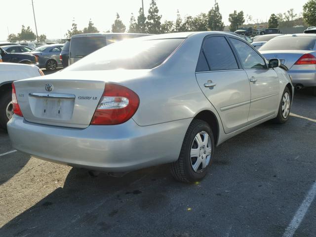 4T1BE32K94U925526 - 2004 TOYOTA CAMRY LE SILVER photo 4