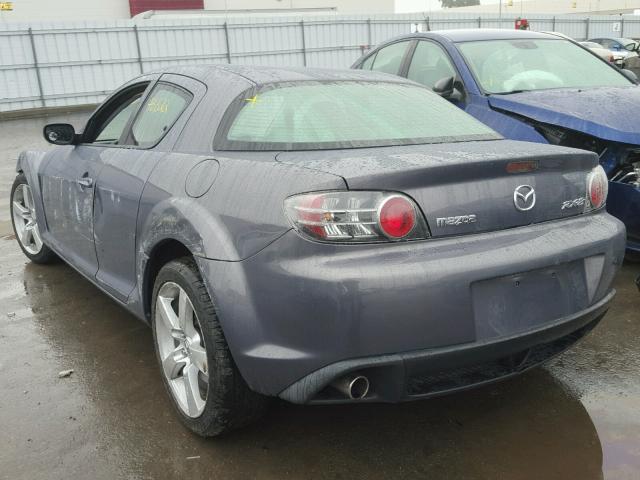 JM1FE173670212140 - 2007 MAZDA RX8 SILVER photo 3