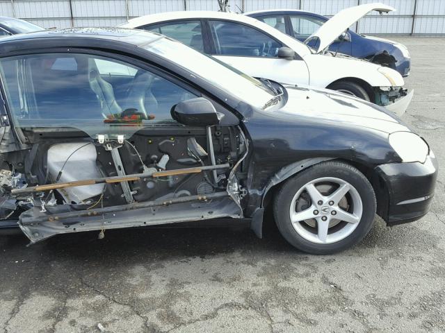 JH4DC53094S010794 - 2004 ACURA RSX TYPE-S BLACK photo 9