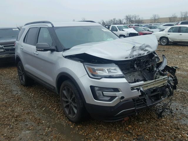 1FM5K8D83HGC54783 - 2017 FORD EXPLORER X SILVER photo 1