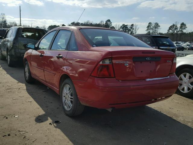 1FAFP34N36W169308 - 2006 FORD FOCUS ZX4 RED photo 3