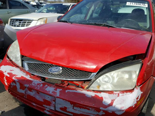 1FAFP34N36W169308 - 2006 FORD FOCUS ZX4 RED photo 9