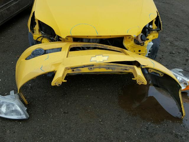 KL1TD6DE8BB149829 - 2011 CHEVROLET AVEO LS YELLOW photo 9