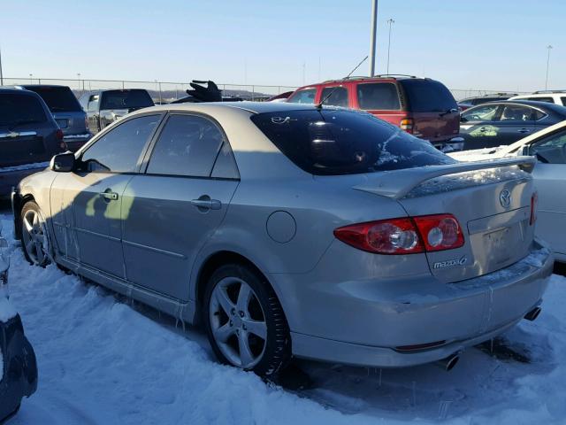 1YVFP80C545N42423 - 2004 MAZDA 6 I SILVER photo 3