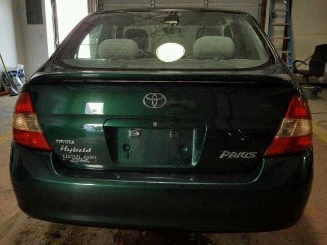 JT2BK18U620046881 - 2002 TOYOTA PRIUS GREEN photo 9