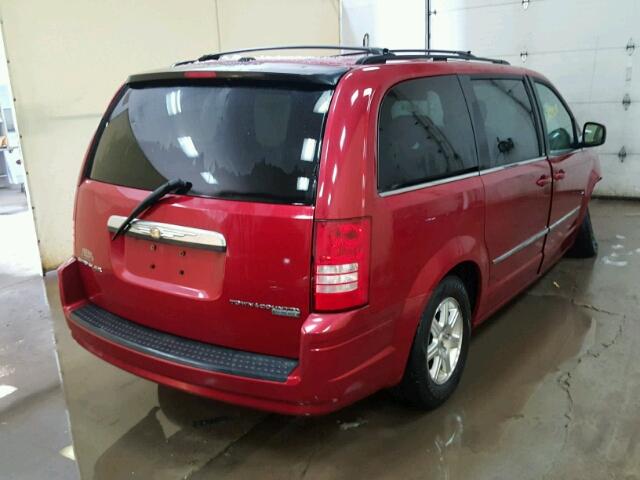 2A8HR54159R525964 - 2009 CHRYSLER TOWN & COU RED photo 4