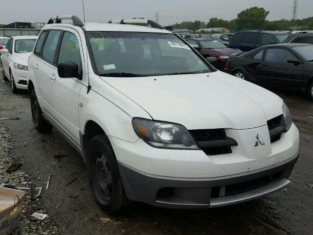 JA4LZ31G43U050679 - 2003 MITSUBISHI OUTLANDER WHITE photo 1