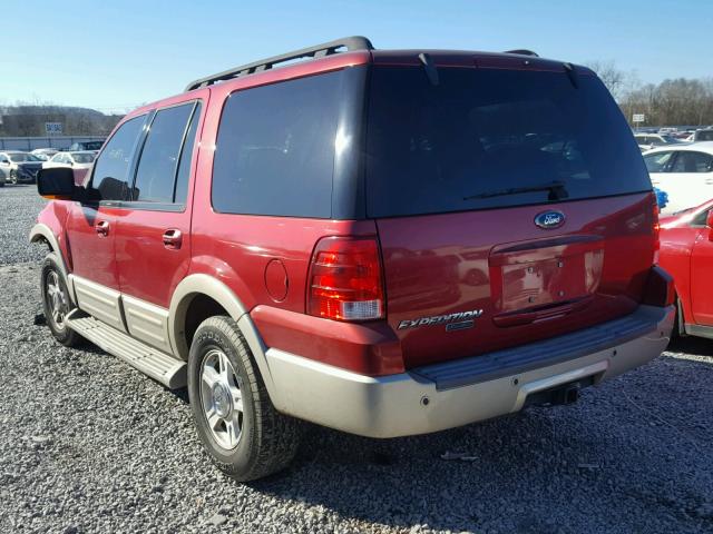 1FMFU17565LB07920 - 2005 FORD EXPEDITION RED photo 3