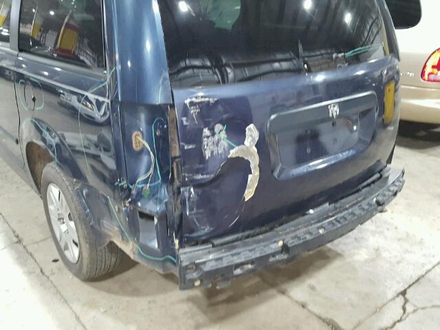 2D8HN44HX8R669276 - 2008 DODGE GRAND CARA BLUE photo 9