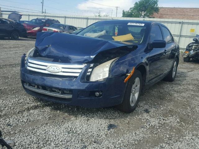 3FAHP07ZX7R128877 - 2007 FORD FUSION SE BLUE photo 2