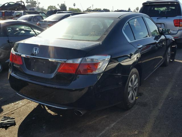 1HGCR2F36FA157665 - 2015 HONDA ACCORD LX BLACK photo 4