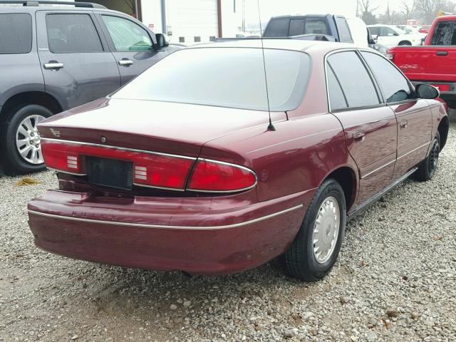 2G4WS52M6V1462197 - 1997 BUICK CENTURY CU BURGUNDY photo 4