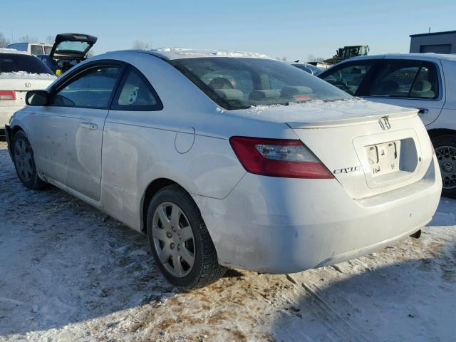 2HGFG1B61AH520252 - 2010 HONDA CIVIC LX WHITE photo 3