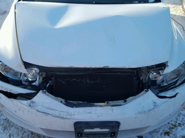 2HGFG1B61AH520252 - 2010 HONDA CIVIC LX WHITE photo 7